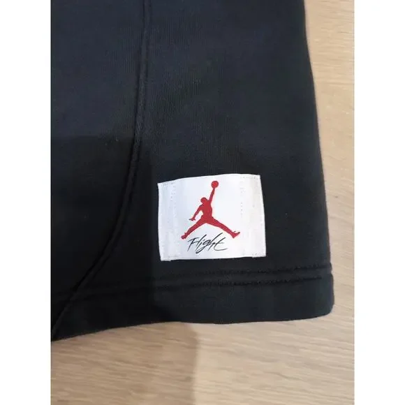 Nike Jordan Flight Fleece Shorts Black Medium NWT Jumpman Loose - Picture 3 of 7